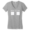 police public call box Women's V-Neck T-Shirt