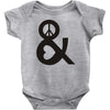 peace and love tshirt party heart tee no war stoner hippie sign ladies Baby Onesie