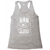 dad number one world's greatest Racerback Tank