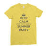 summer party Ladies Fitted T-Shirt
