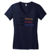 mommy daddy harrison baby name Women's V-Neck T-Shirt