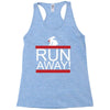 run away rabbit Racerback Tank