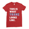 This is What Trans Looks Like Ladies Fitted T-Shirt
