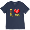 i heart my wife V-Neck Tee