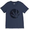 cannabis fingerprinting (black) V-Neck Tee
