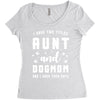 i have two titles aunt and dogmom and i rock them both Women's Triblend Scoop T-shirt
