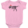 t rex skeleton santa claus Baby Bodysuit
