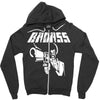 bad ass Zipper Hoodie