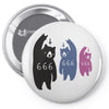 Black Bear Metal Artistshot Pin-back button