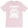 guitar god t shirt personalised guitarists T-Shirt