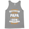 Super Cool Papa Of A Freaking Awesome Son Tank Top