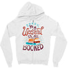 i'm booked Zipper Hoodie