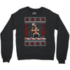 ugly sweater fight christmas t shirts Crewneck Sweatshirt