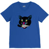 balck cat V-Neck Tee