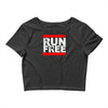 free running parkour run free Crop Top