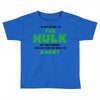 I'm Not Saying I'm The Hulk Toddler T-shirt