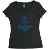 keep calm and grandaddy on! Women's Triblend Scoop T-shirt