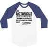 The Notorious 3/4 Sleeve Shirt