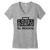 no sleep till preschool Women's V-Neck T-Shirt