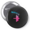 Swole Mates Couple Design Pin-back button