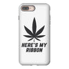 Support Melanoma Cancer Awareness With A Black Cannabis Leaf iPhone 8 Plus