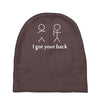 ladies i got your back Baby Beanies