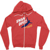 swan dive Zipper Hoodie
