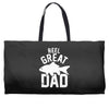 reel great dad Weekender Totes