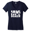hug dealer love Women's V-Neck T-Shirt
