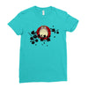 Totoro Japan Cherry Ladies Fitted T-Shirt