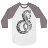 tribal cobra 3/4 Sleeve Shirt