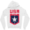 land of the free Zipper Hoodie
