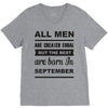 all men are created equal september V-Neck Tee