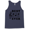 Best Dad Ever Funny Music Note Tank Top
