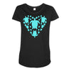 sea turtle sea life Maternity Scoop Neck T-shirt