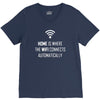 wireless wifi V-Neck Tee