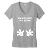 Hands off my Bump Women's V-Neck T-Shirt
