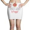 donut worry, be happy Mini Skirts