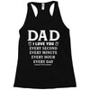 I Love You Dad Racerback Tank