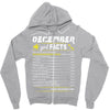 December Girl Facts Sagittarius Zipper Hoodie