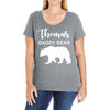 Daddy Bear - Baby Bear Custom Name Ladies Curvy T-Shirt