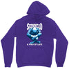 skinhead a way of life blue ideal birthday gift present. Unisex Hoodie