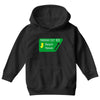 gps logo free exit 63 beach haven Youth Hoodie