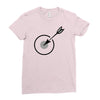 archery target Ladies Fitted T-Shirt