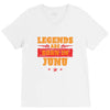Legends Are Born In June V-Neck Tee