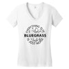 bluegrass everything else is just noise Women's V-Neck T-Shirt