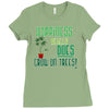 weed plant funny tee shirt 420 cannabis pot marijuana stoner gag addic Ladies Fitted T-Shirt