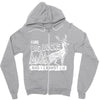 I Like Big Bucks And I Cannot Lie Zipper Hoodie