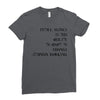intelligence is the ability to adapt to change Ladies Fitted T-Shirt