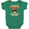 i have so mushroom for you Baby Bodysuit